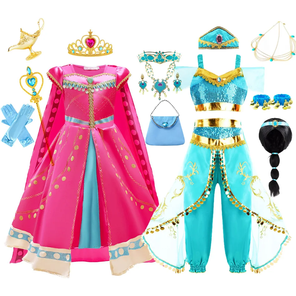 Baby Clothing Europe - Jasmine Girls Aladdin Costume Halloween Princess
