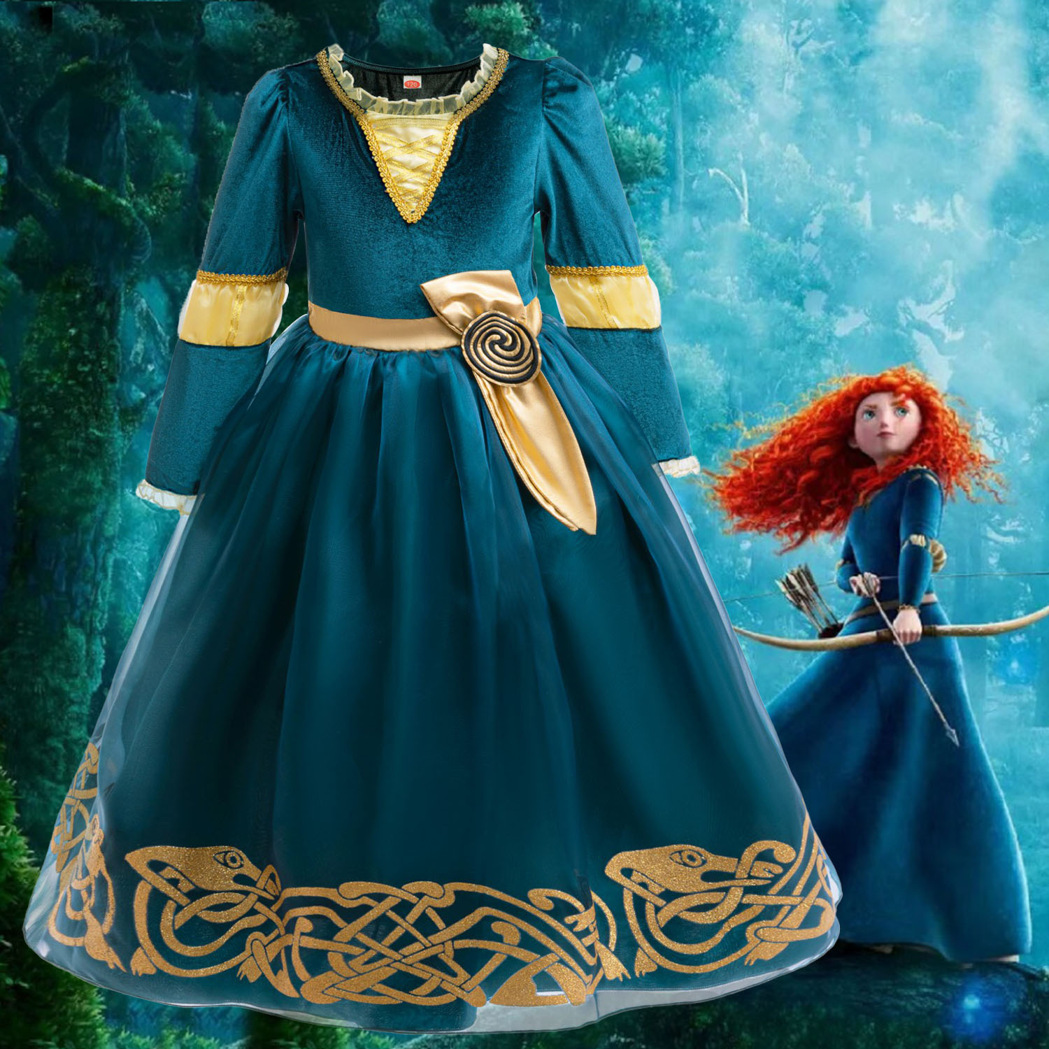Baby Clothing Europe - Disney Girl Cosplay Brave the Heart