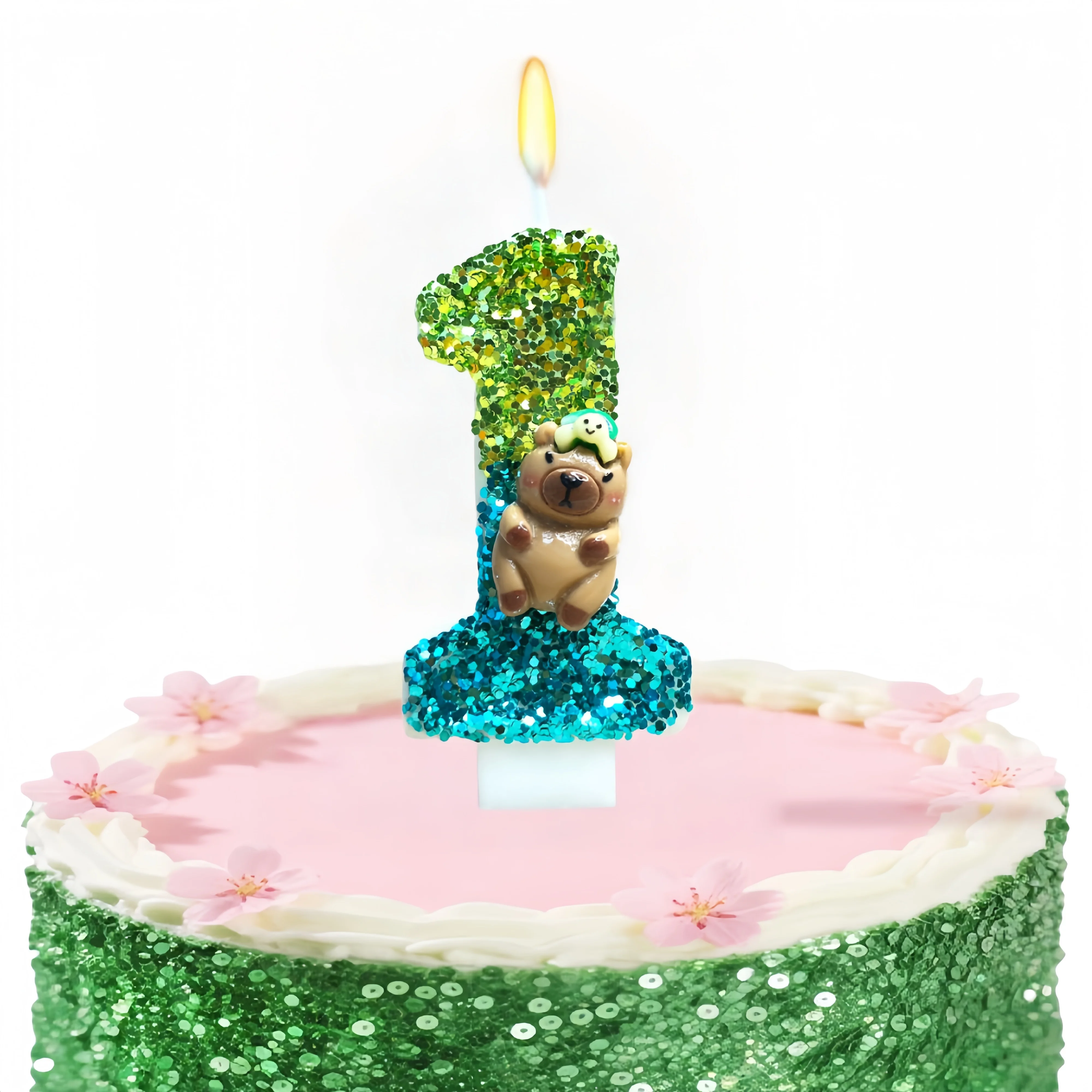 Baby Zebra Clothing - Capybara Party Candles Supplies Number 1