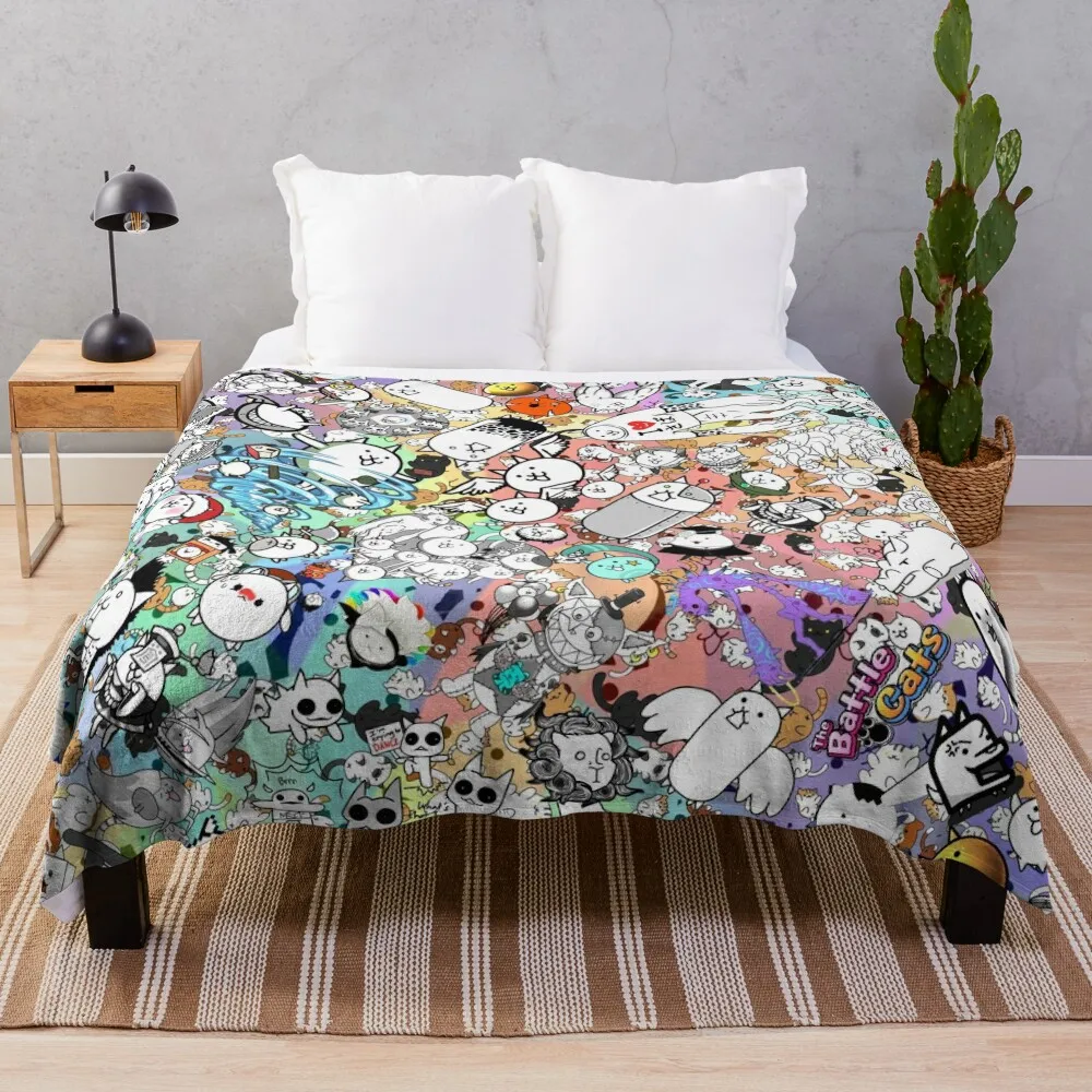 Fleece Sleep Bag - Battle Cats Throw Blanket Sleeping Bag