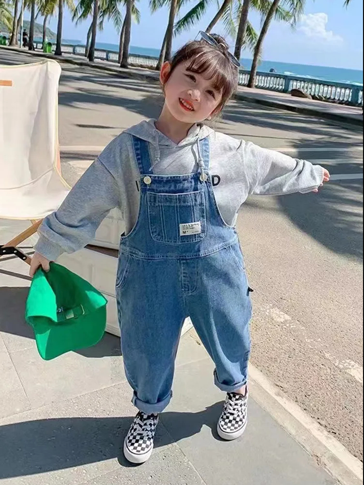 Baby Overall Denim - Kids Baby Denim Overalls 2024 Spring