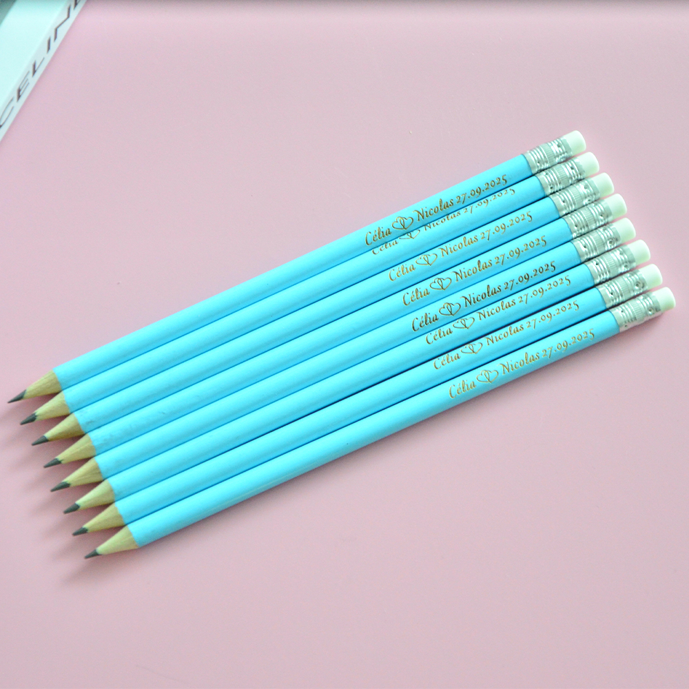 Baby Zebra Clothing - 100pcs Personalized Colored Wooden Pencils Customized