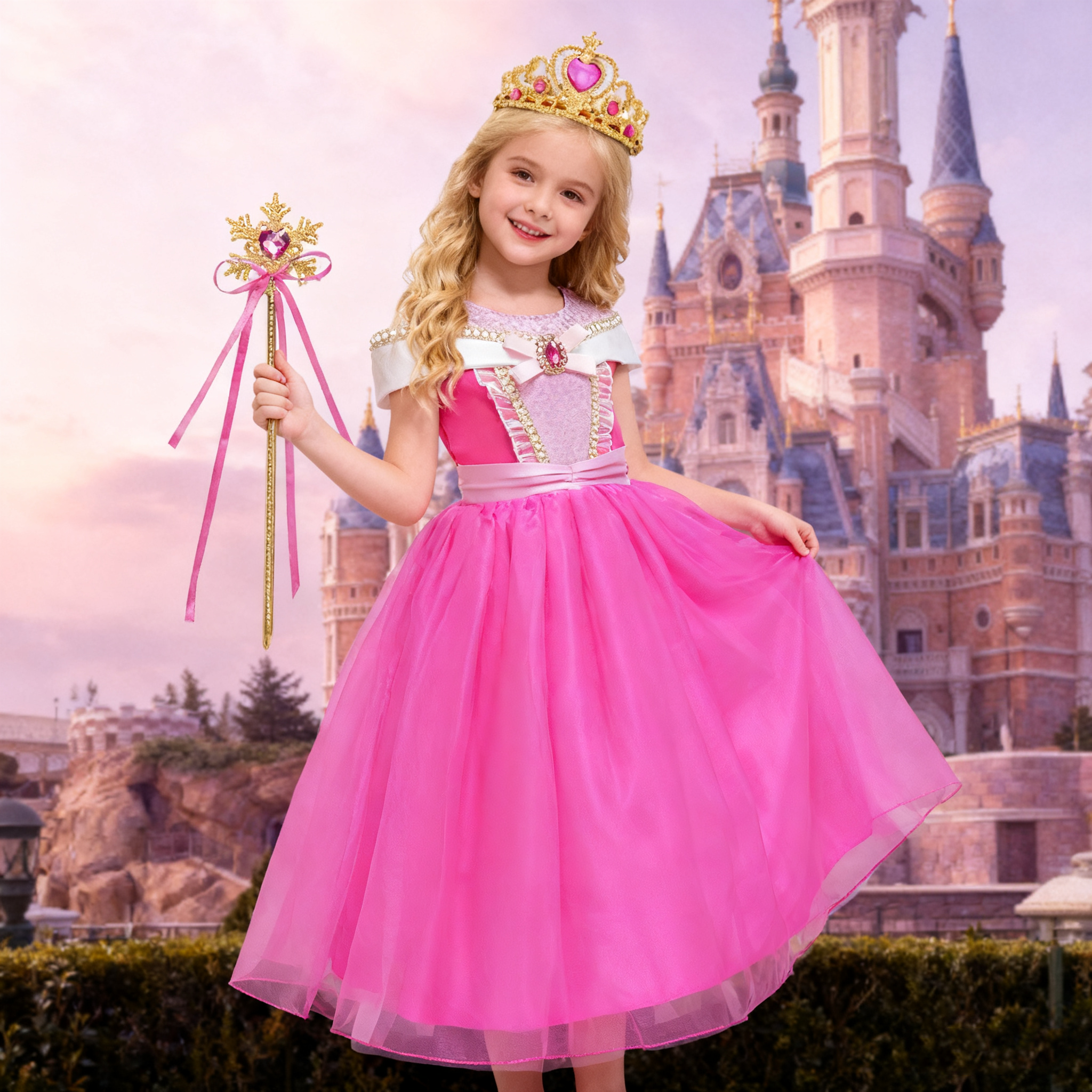 Girl Pink Dress Aurora Kids Co - đánh giá và giá Baby Clothing Europe