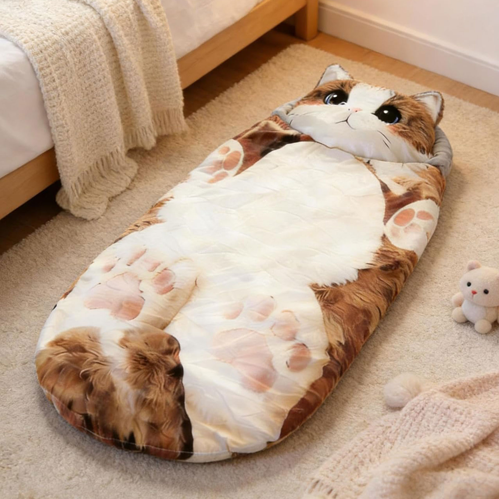 Large Sleeping Bag Cat Envelop - đánh giá và giá Fleece Sleep Bag