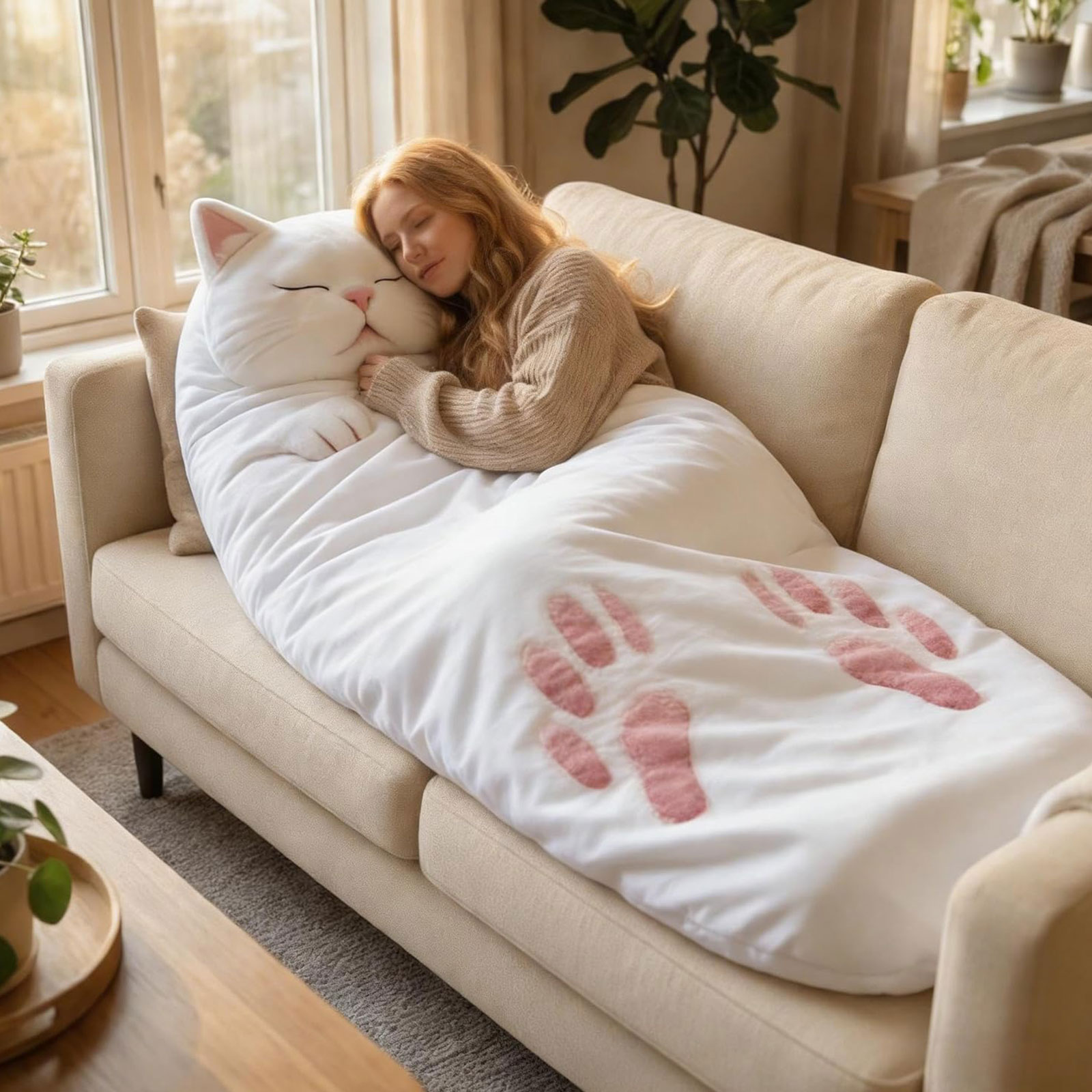 Large Sleeping Bag Cat Envelop - đánh giá và giá Fleece Sleep Bag