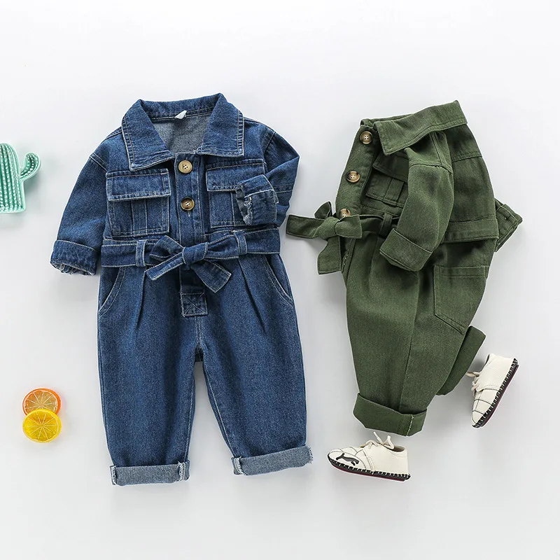 2026 Spring Kids Denim Jumpsui - đánh giá và giá Baby Overall Denim