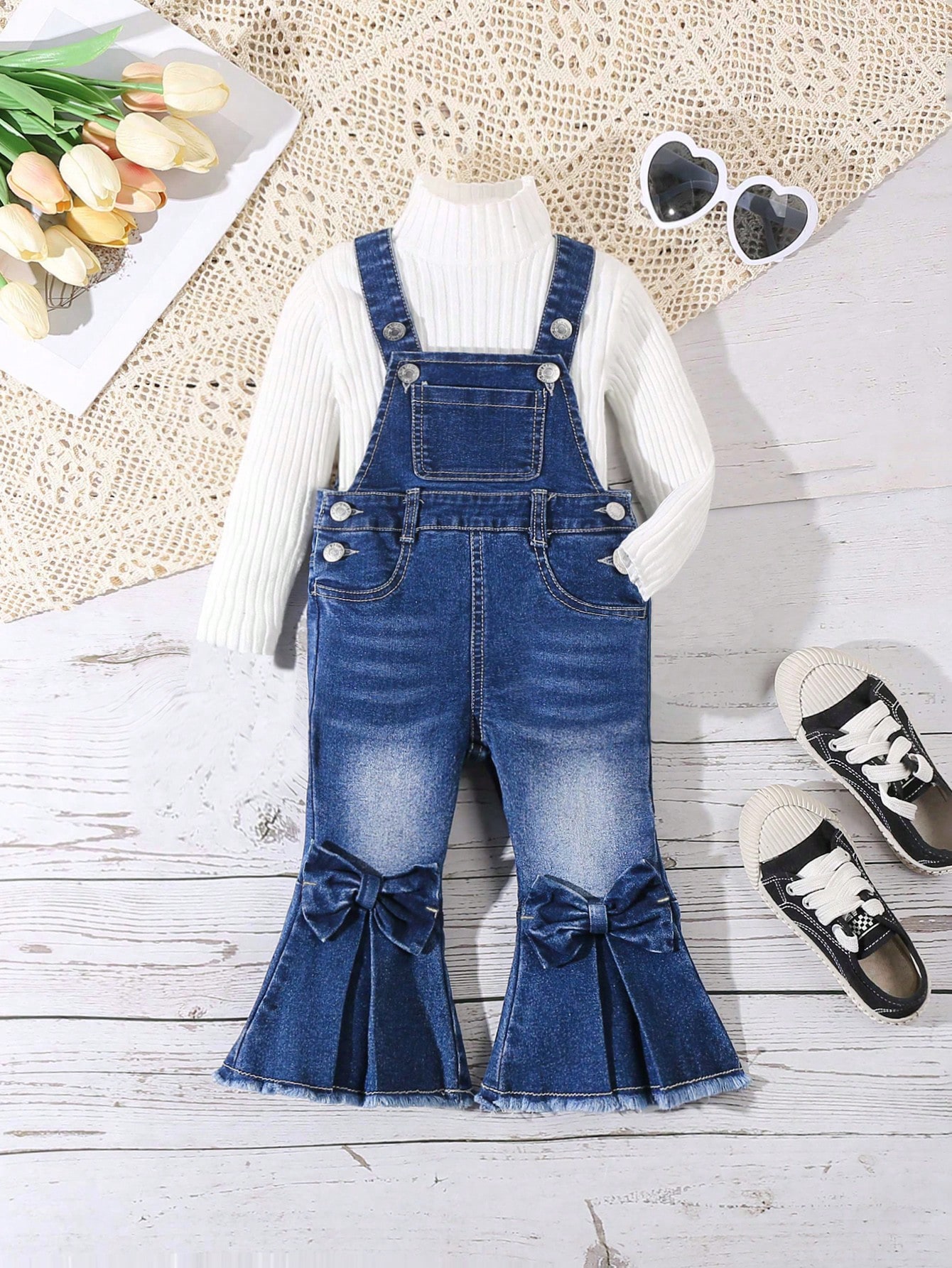 Playful Pals Baby Girls' Vinta - đánh giá và giá Baby Overall Denim