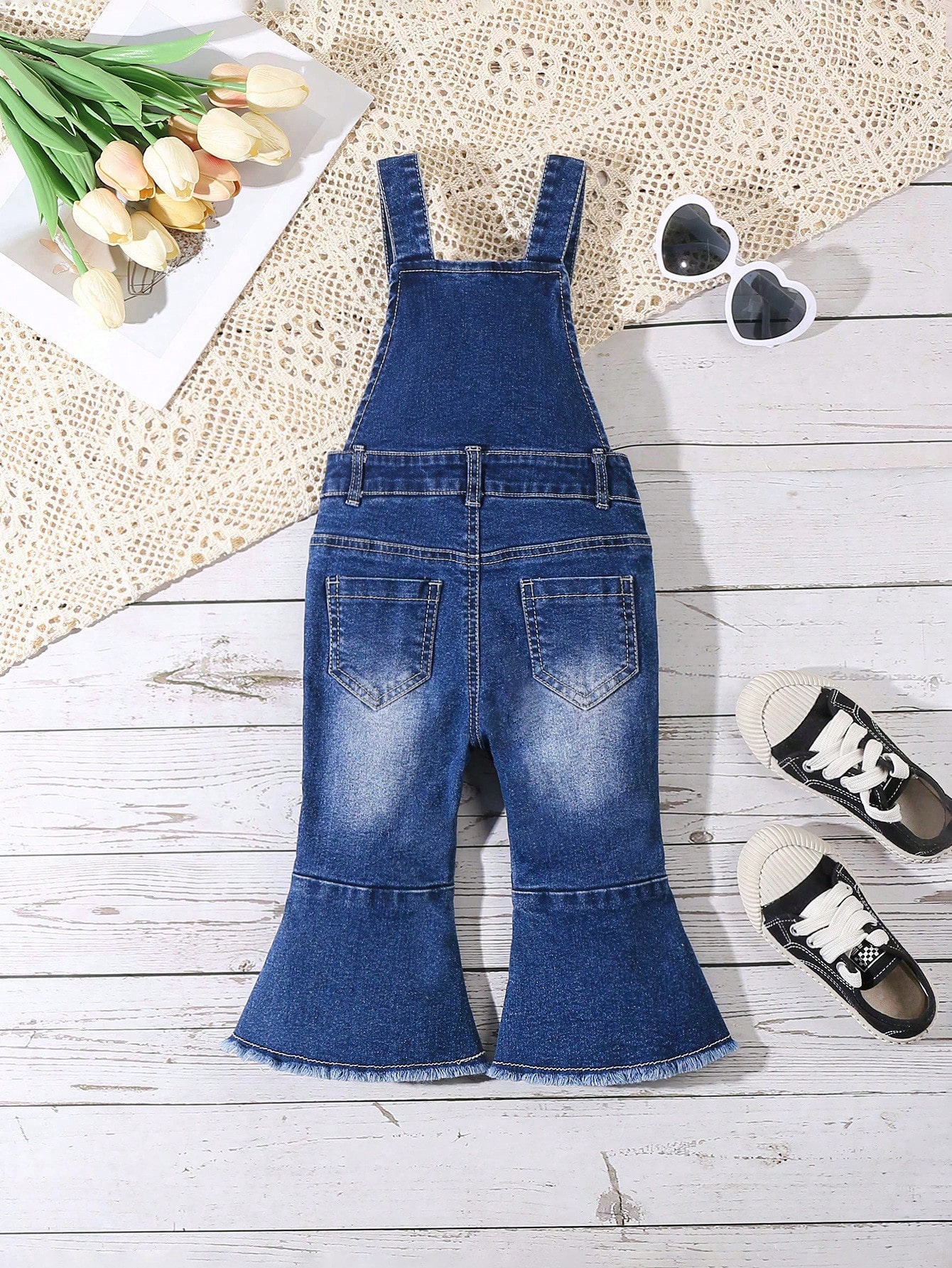 Playful Pals Baby Girls' Vinta - đánh giá và giá Baby Overall Denim