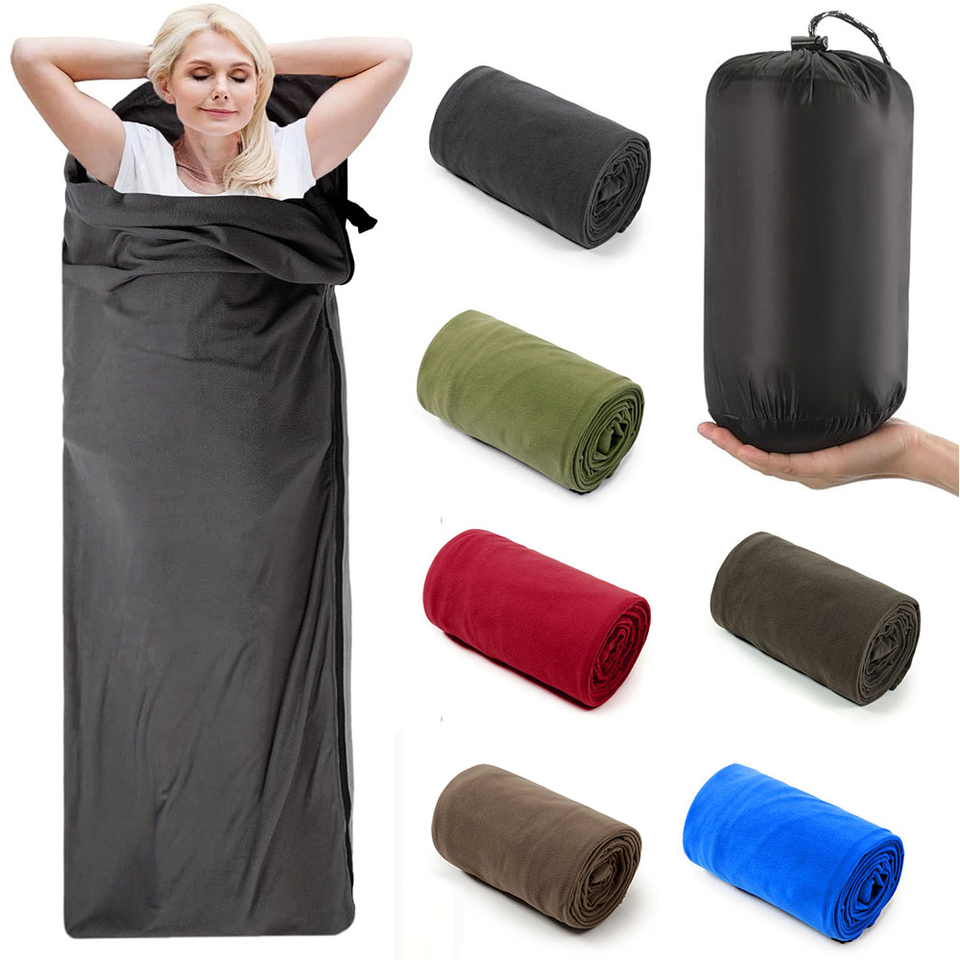 Outdoor fleece sleeping bag 18 - đánh giá và giá Fleece Sleep Bag