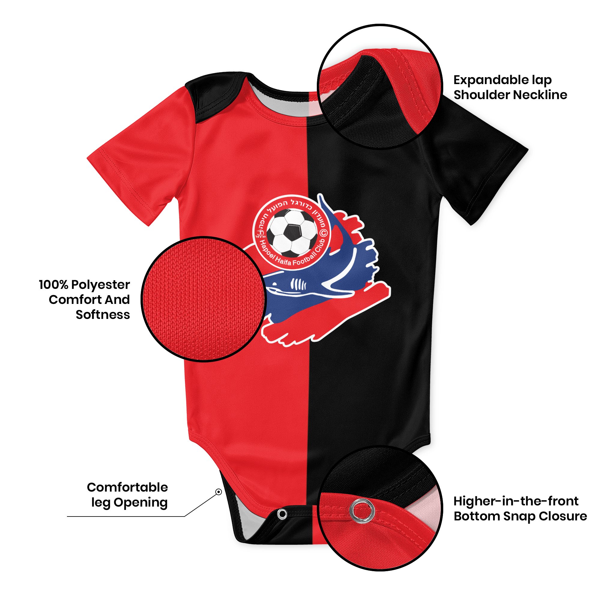 Hapoel Haifa Baby Bodysuit Uni - đánh giá và giá Baby Clothing For Girls