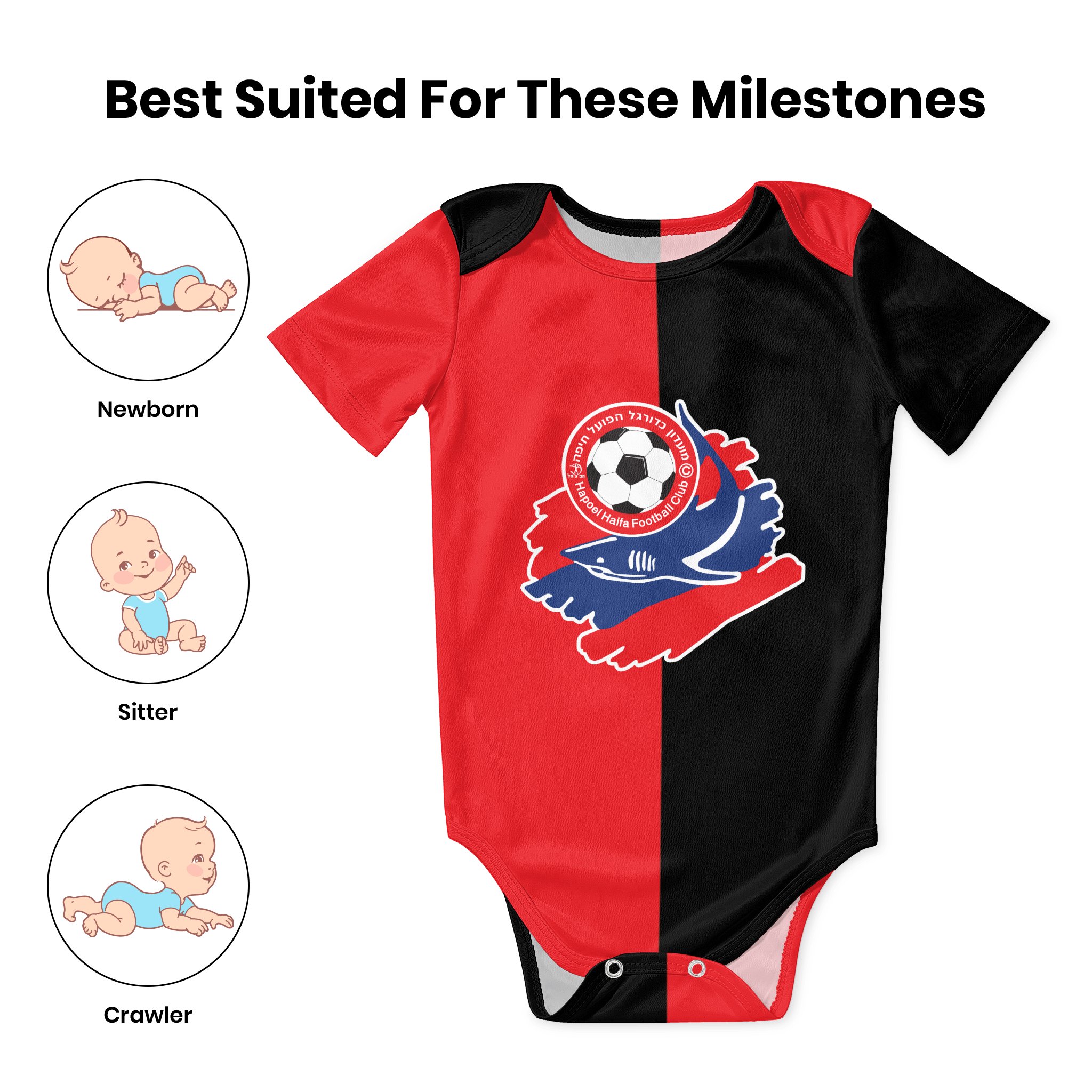 Hapoel Haifa Baby Bodysuit Uni - đánh giá và giá Baby Clothing For Girls