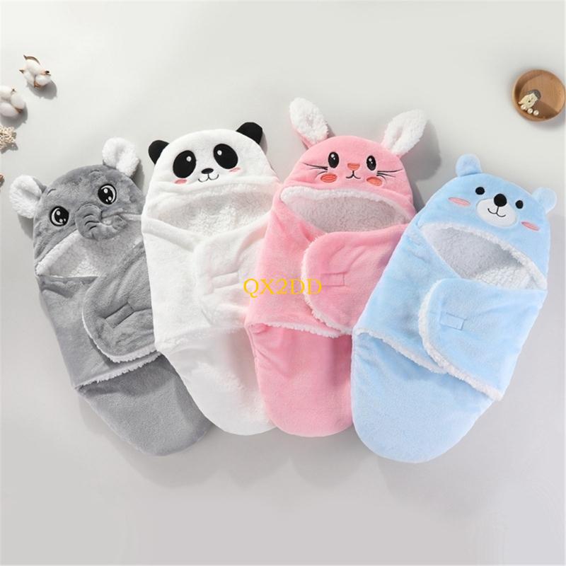 QX2D Newborn Baby Wrap Blanket - đánh giá và giá Fleece Sleep Bag
