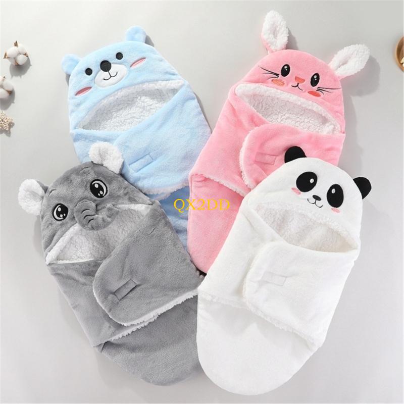 QX2D Newborn Baby Wrap Blanket - đánh giá và giá Fleece Sleep Bag