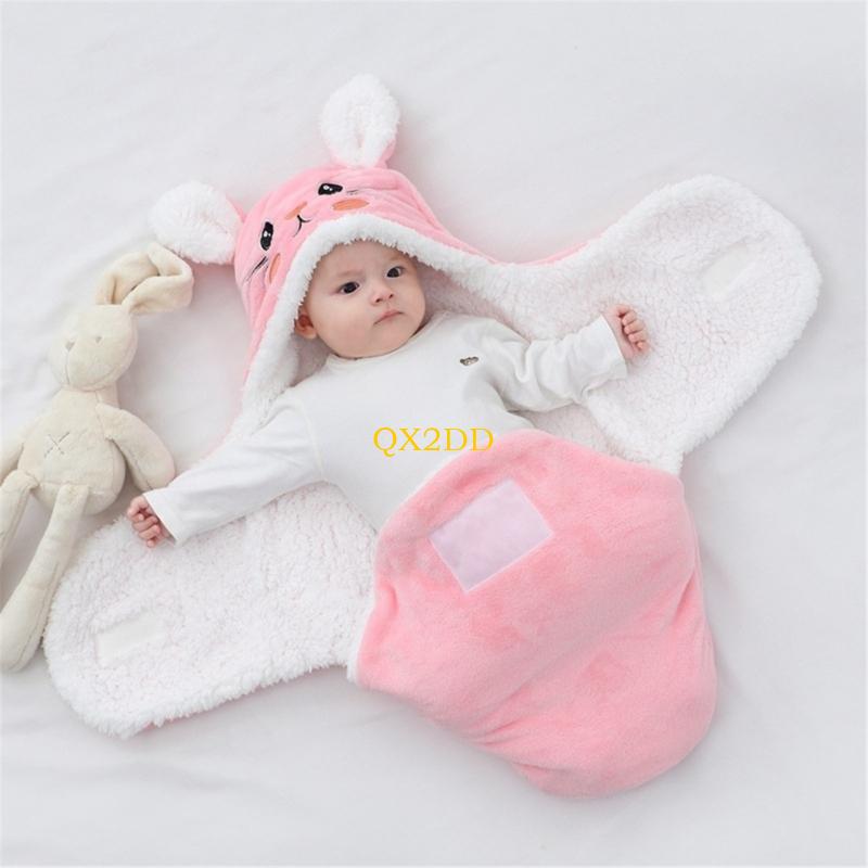 QX2D Newborn Baby Wrap Blanket - đánh giá và giá Fleece Sleep Bag