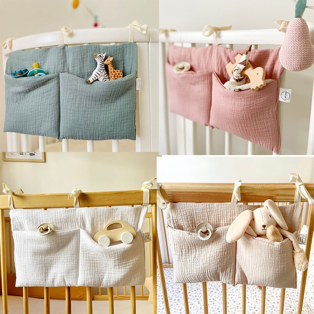 1PC Baby Crib Organizer Cot Ca - đánh giá và giá Baby Clothing For Bed