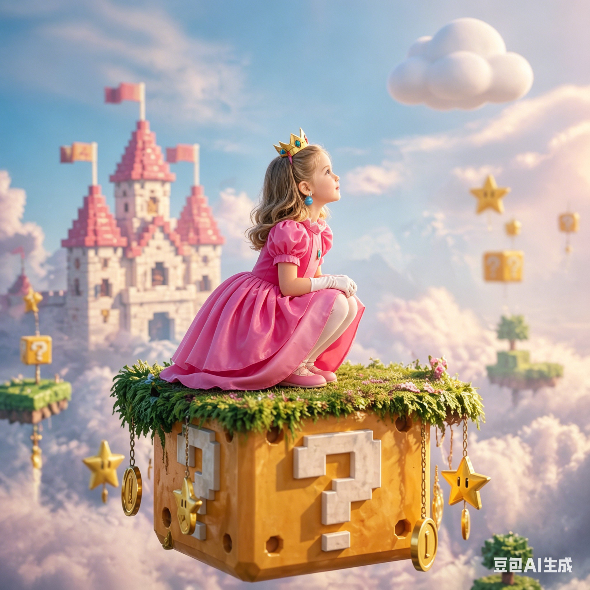 Princess Peach Style Dress Up  - đánh giá và giá Baby Clothing For Girls