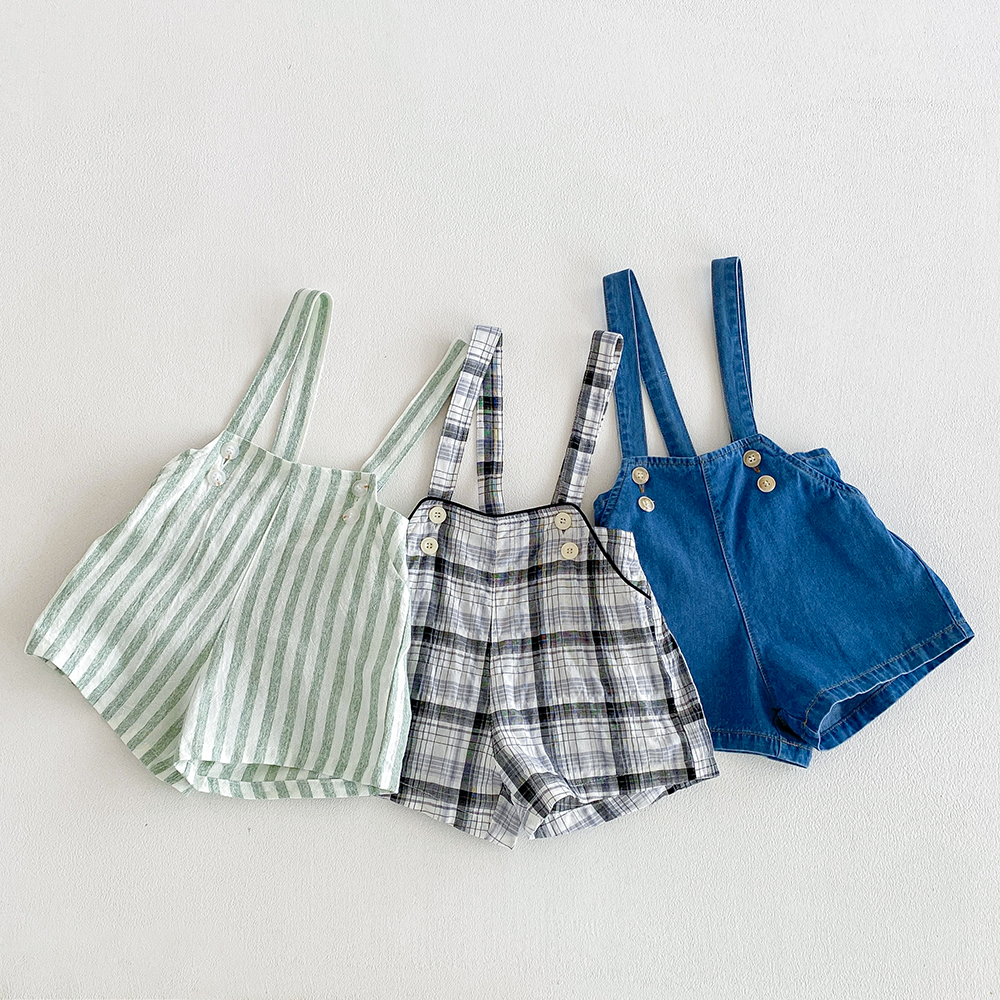 Vintage Linen Cotton Denim Bab - đánh giá và giá Baby Overall Denim