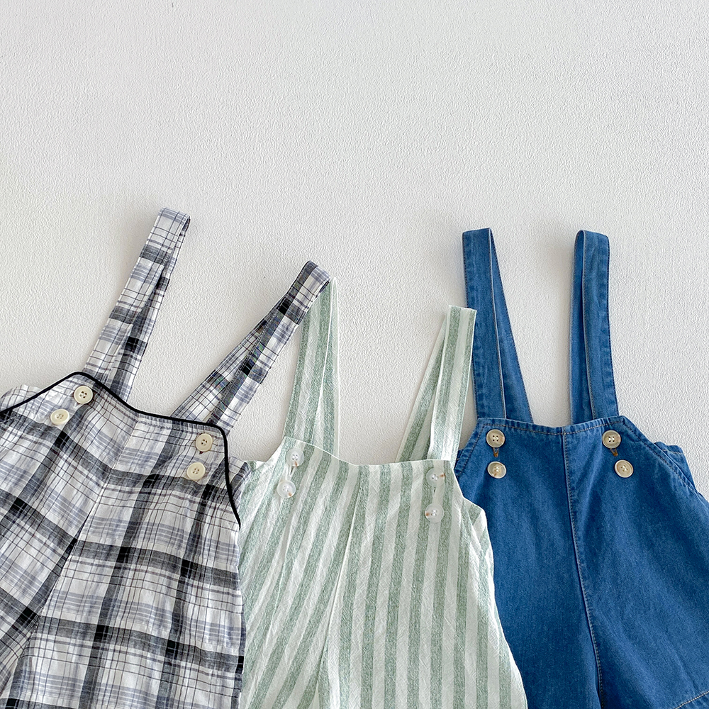 Vintage Linen Cotton Denim Bab - đánh giá và giá Baby Overall Denim