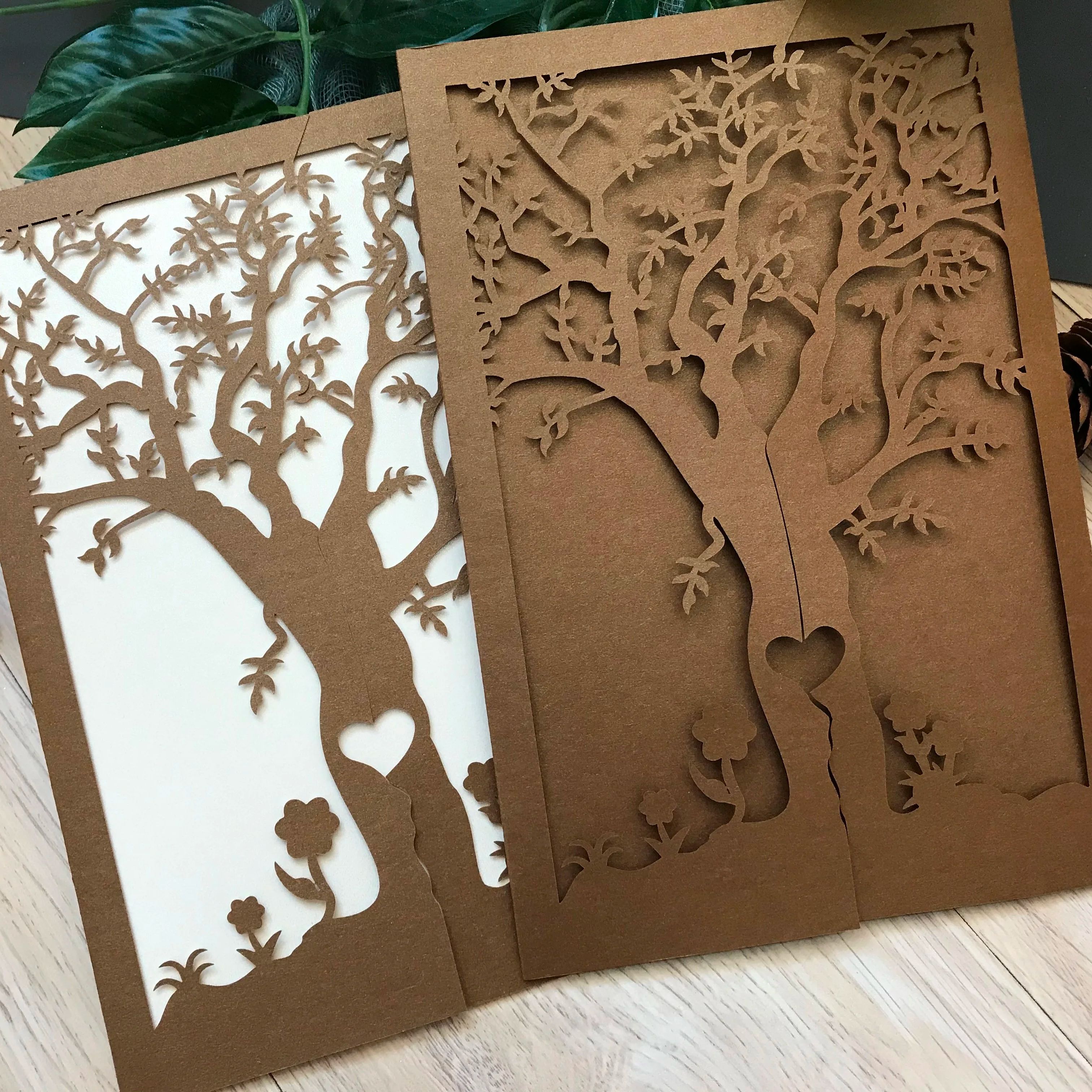 10pcs Elegant Laser Cut Tree W - đánh giá và giá Baby Zebra Clothing