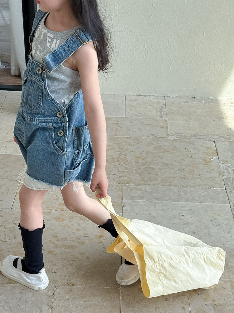 2025 Summer New Children Loose - đánh giá và giá Baby Overall Denim