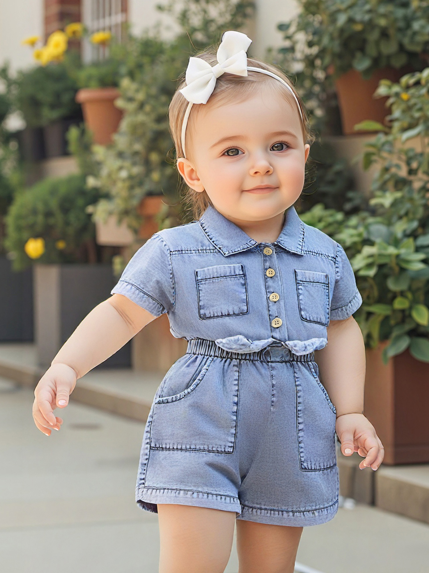 Summer Toddler Girls Denim Ove - đánh giá và giá Baby Overall Denim