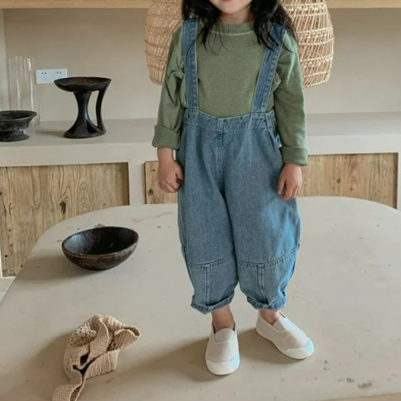 2025 Summer Boys And Girls Den - đánh giá và giá Baby Overall Denim