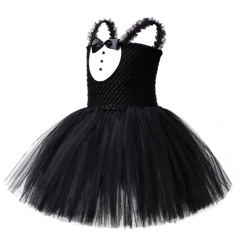 White Black Cat Tutu Dress for - đánh giá và giá Baby Clothing For Girls