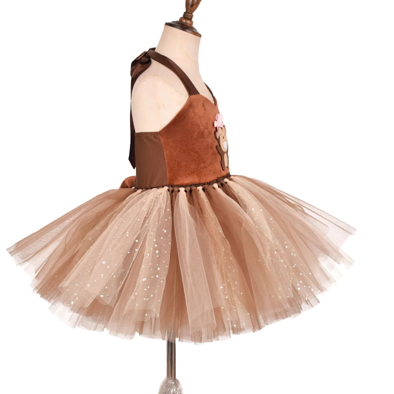 Brown Monkey Tutu Dress for Ba - đánh giá và giá Baby Clothing For Girls