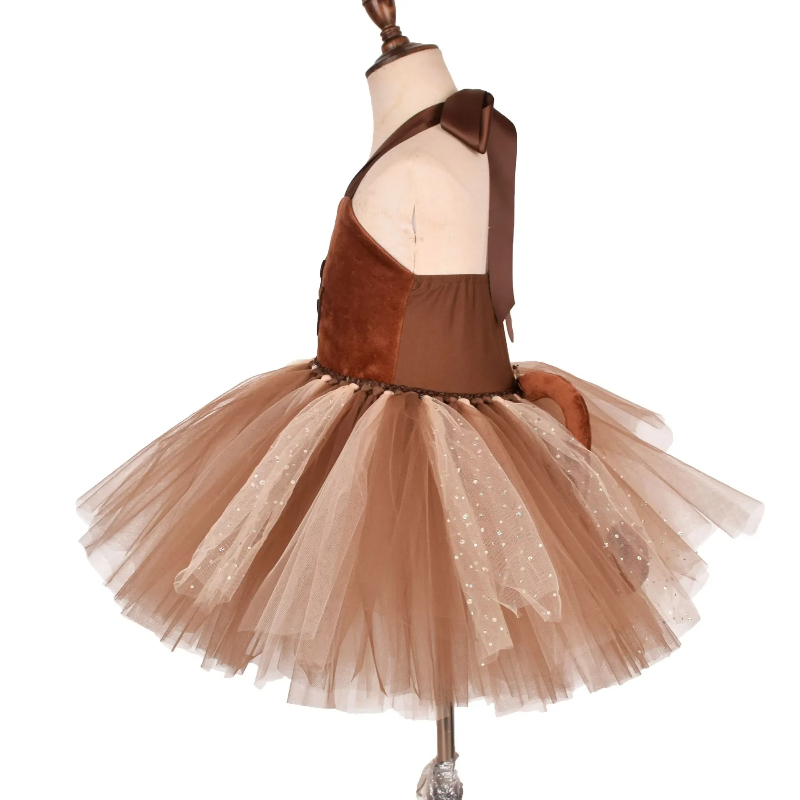Brown Monkey Tutu Dress for Ba - đánh giá và giá Baby Clothing For Girls