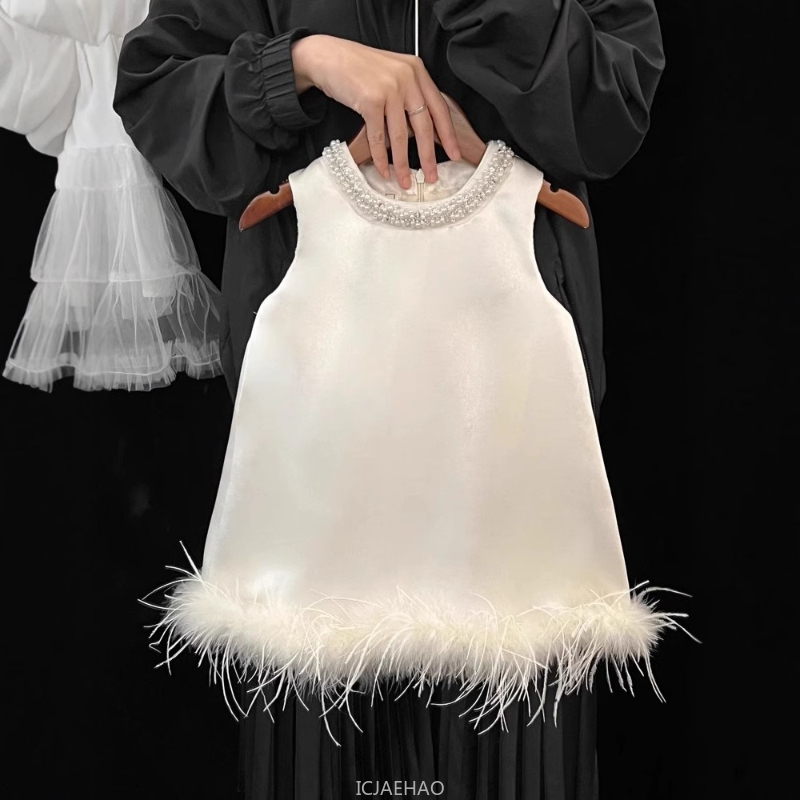 2025 New Girls Satin Feather P - đánh giá và giá Baby Clothing For Girls