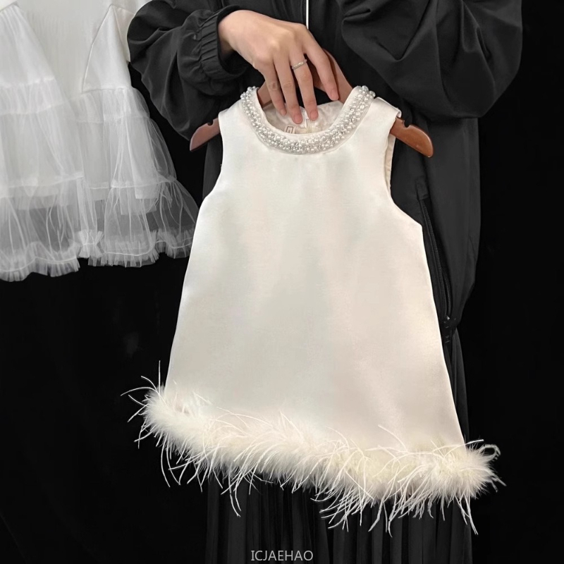 2025 New Girls Satin Feather P - đánh giá và giá Baby Clothing For Girls