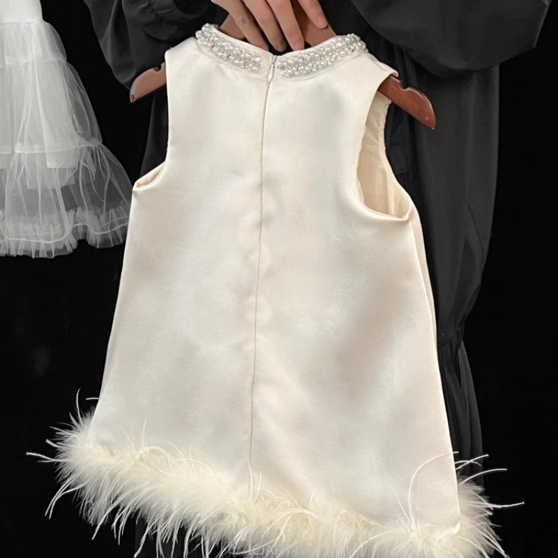 2025 New Girls Satin Feather P - đánh giá và giá Baby Clothing For Girls