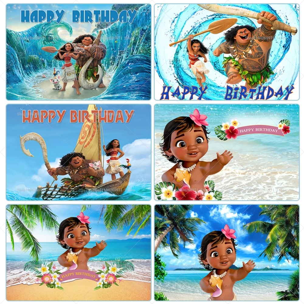 Baby Moana Theme Summer Birthd - đánh giá và giá Baby Zebra Clothing