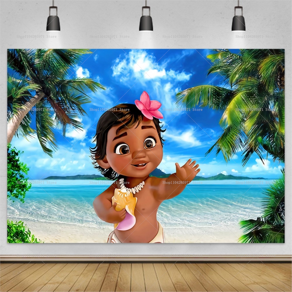 Baby Moana Theme Summer Birthd - đánh giá và giá Baby Zebra Clothing