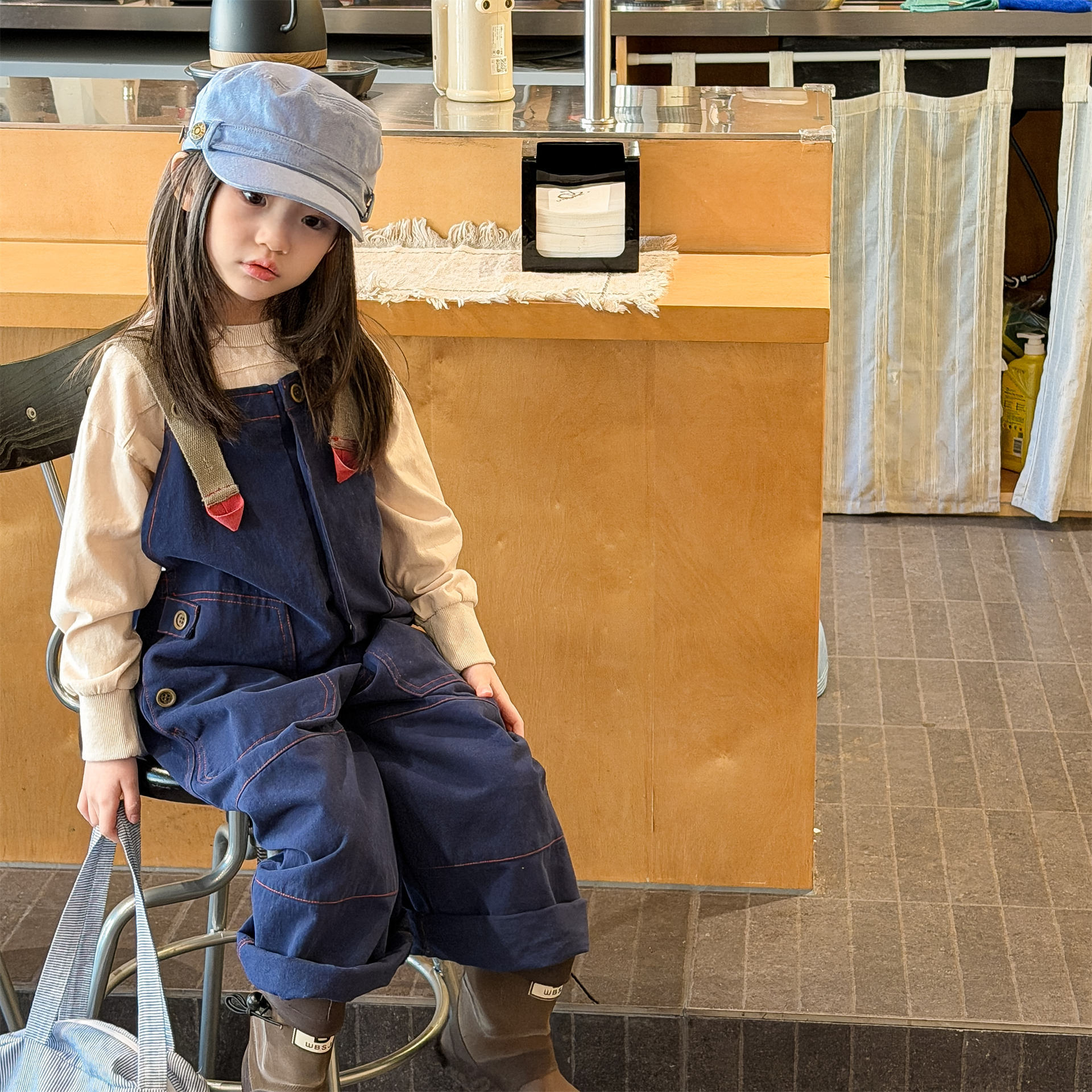 2026 Spring New Children Loose - đánh giá và giá Baby Overall Denim