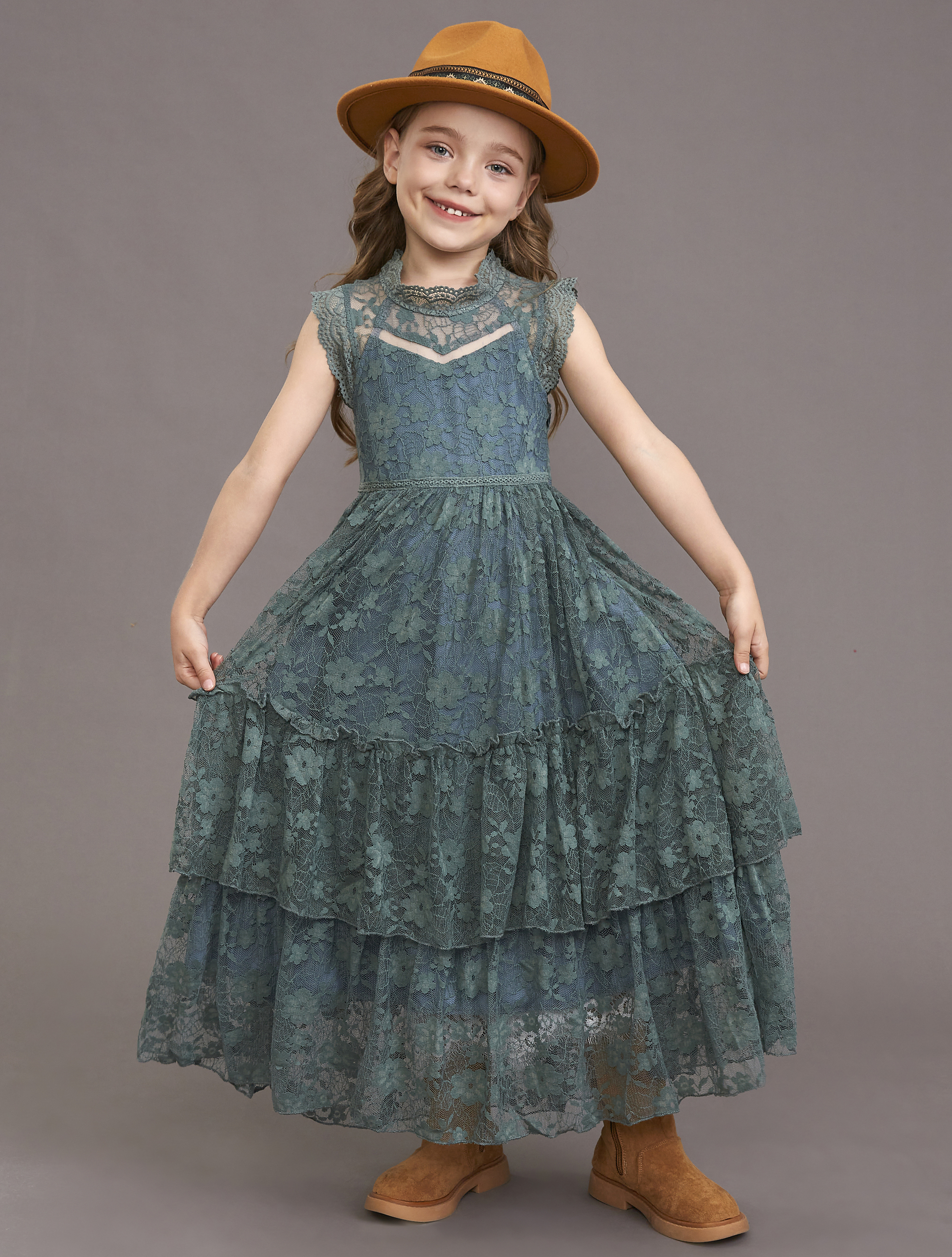 Girls Flower Dress Lace Cotton - đánh giá và giá Baby Clothing For Girls