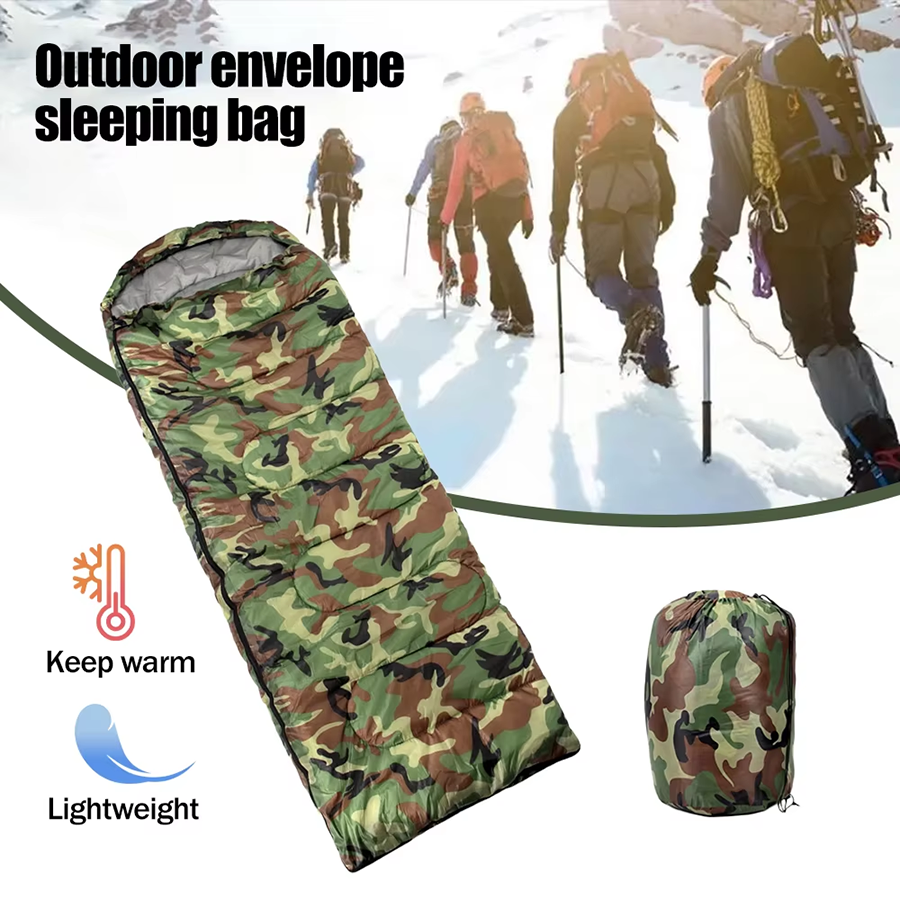Dirt Proof Sleeping Bag Camouf - đánh giá và giá Fleece Sleep Bag