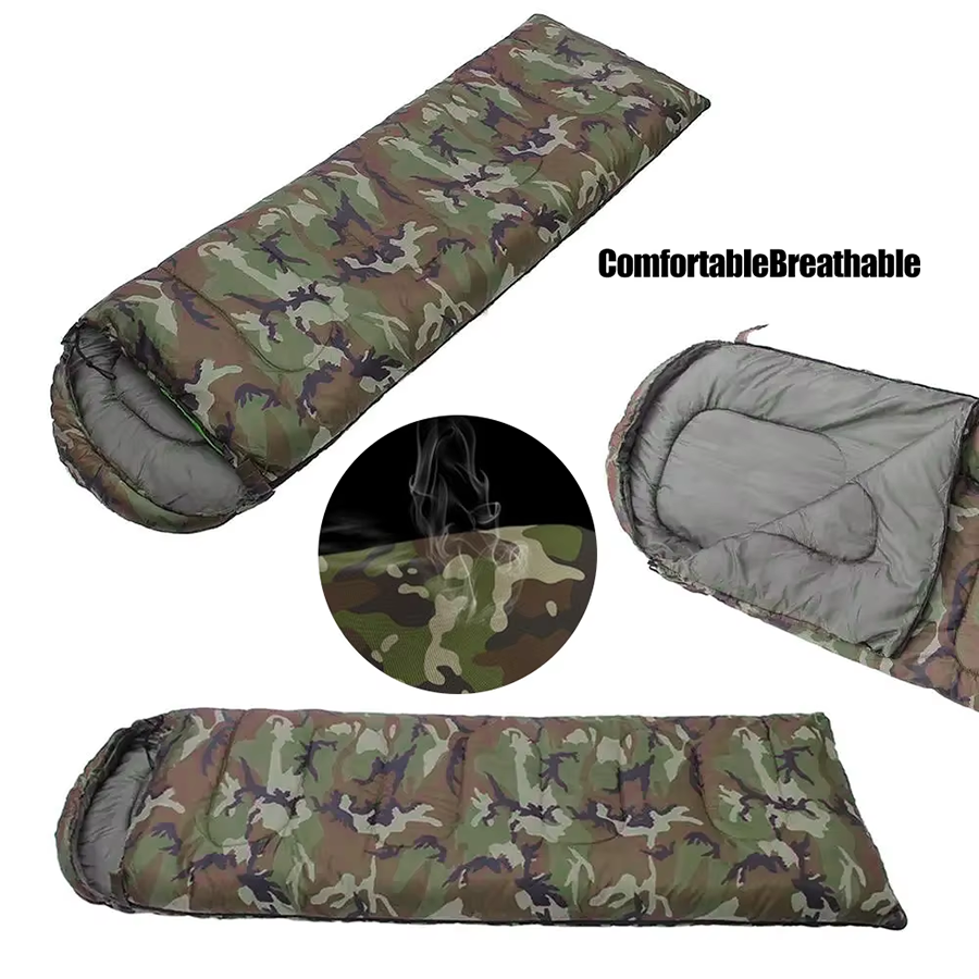 Dirt Proof Sleeping Bag Camouf - đánh giá và giá Fleece Sleep Bag