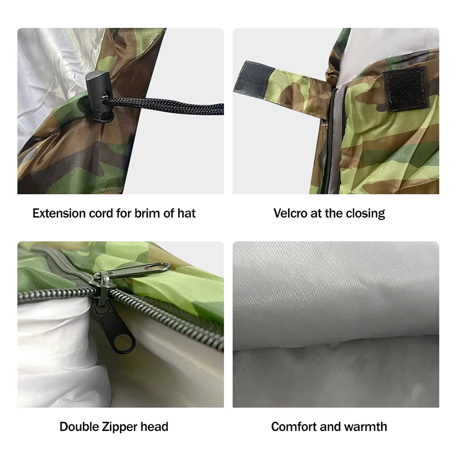 Dirt Proof Sleeping Bag Camouf - đánh giá và giá Fleece Sleep Bag