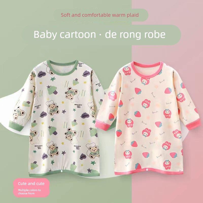 New Children's Warmth Velboa R - đánh giá và giá Baby Clothing For Sleep