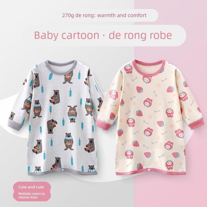 New Children's Warmth Velboa R - đánh giá và giá Baby Clothing For Sleep