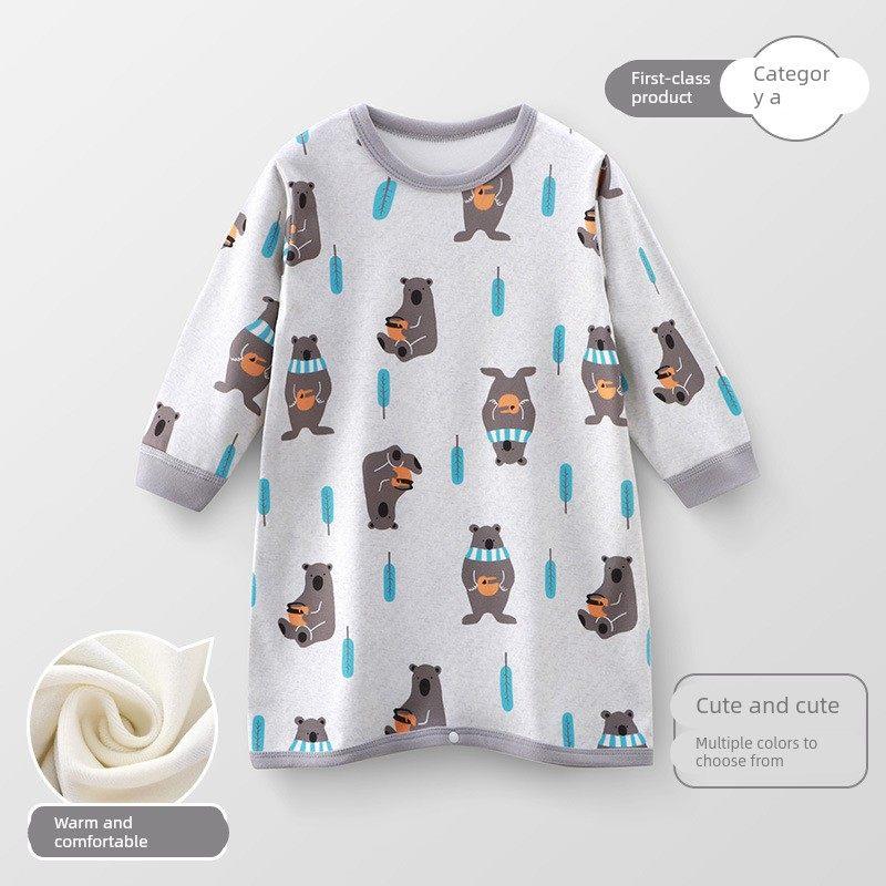 New Children's Warmth Velboa R - đánh giá và giá Baby Clothing For Sleep