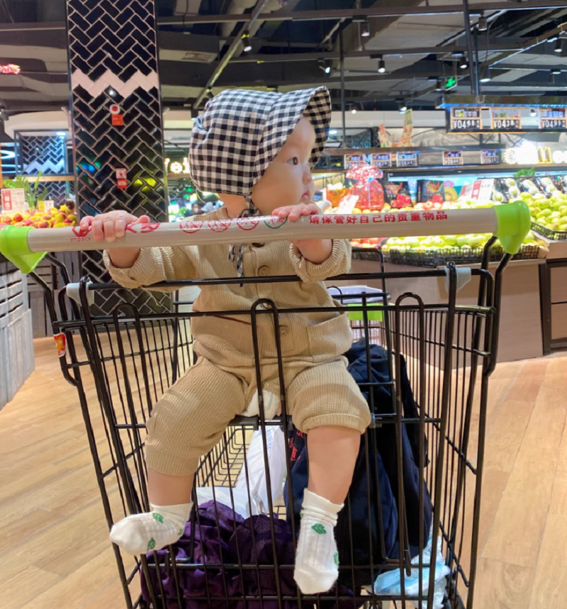 100% Cotton Waffle One-pieces  - đánh giá và giá Baby Clothing Factory Shop