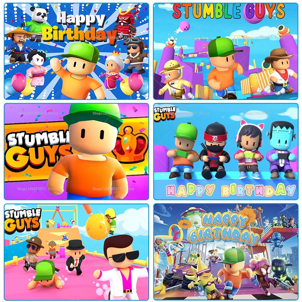 Stumble Guys Theme Birthday Pa - đánh giá và giá Baby Zebra Clothing