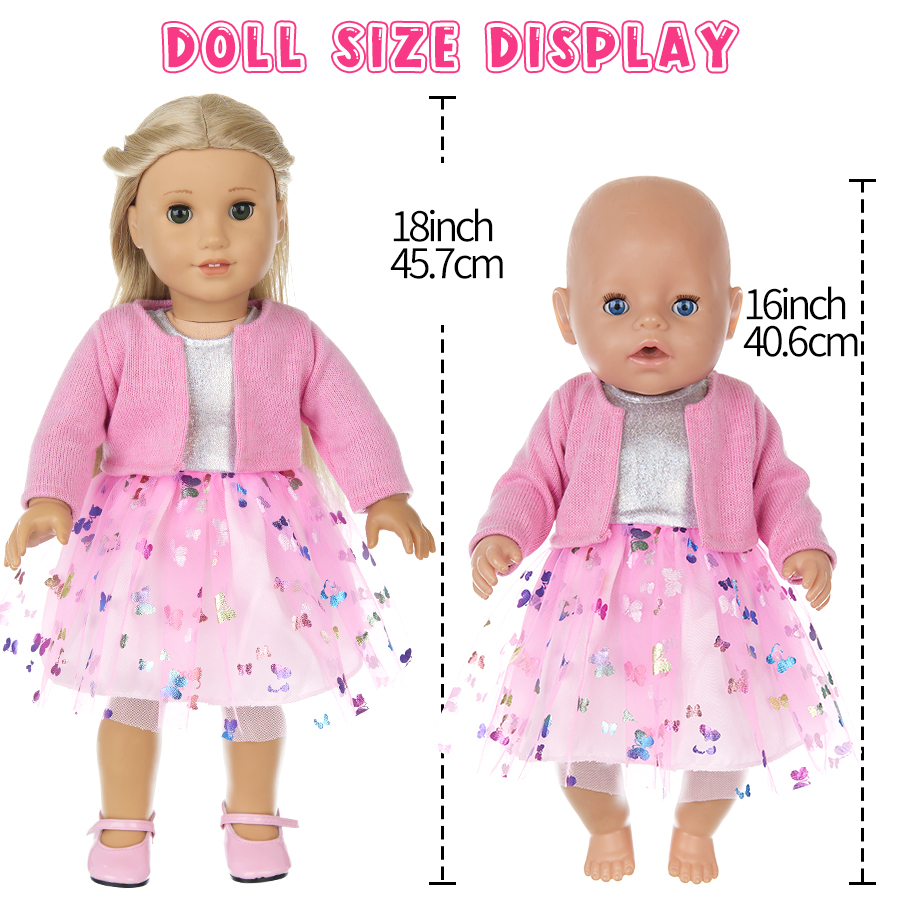 Doll Clothes for 16-18Inch 40- - đánh giá và giá Baby Clothing For Girls