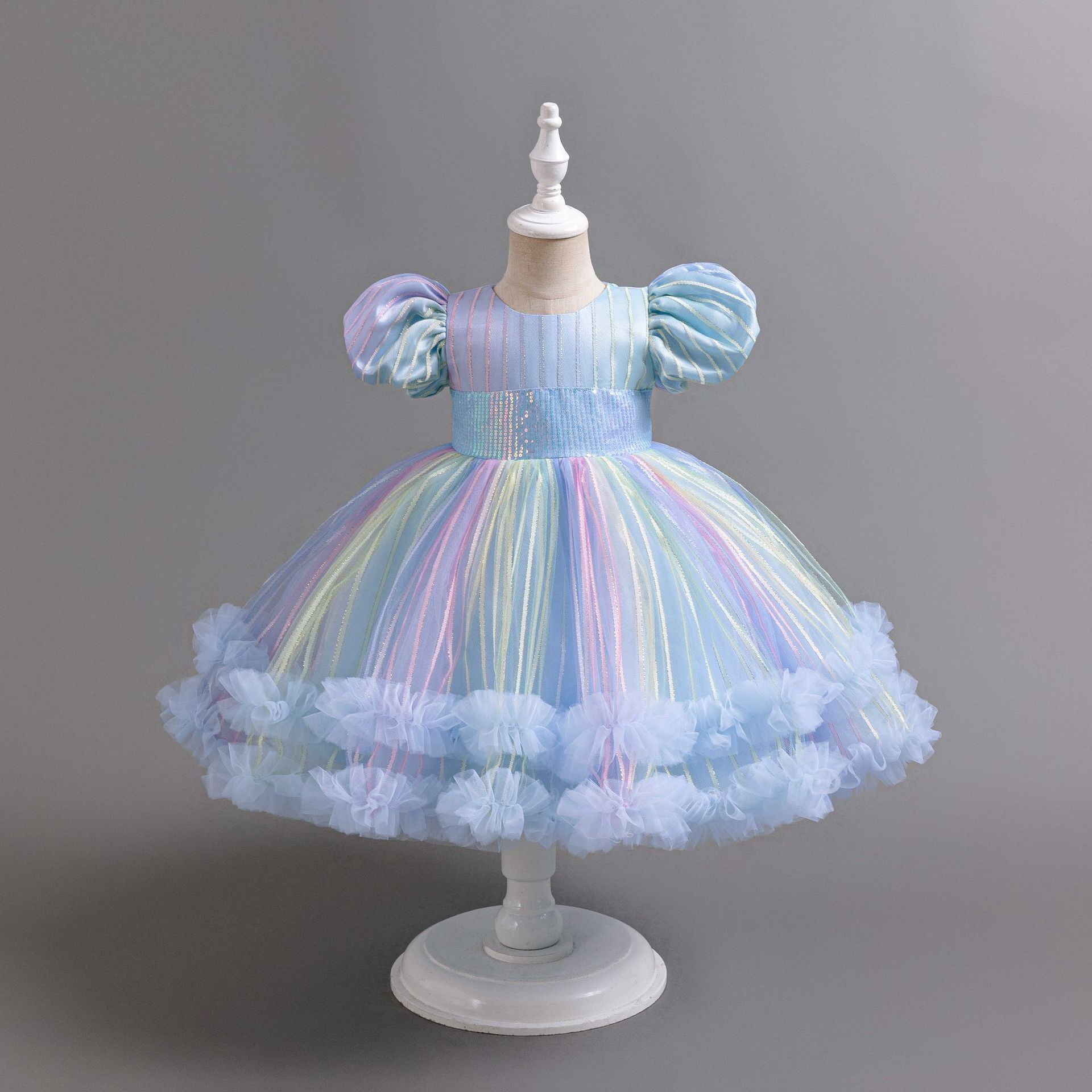 New Kids Dress Ball Gown Child - đánh giá và giá Baby Clothing For Girls