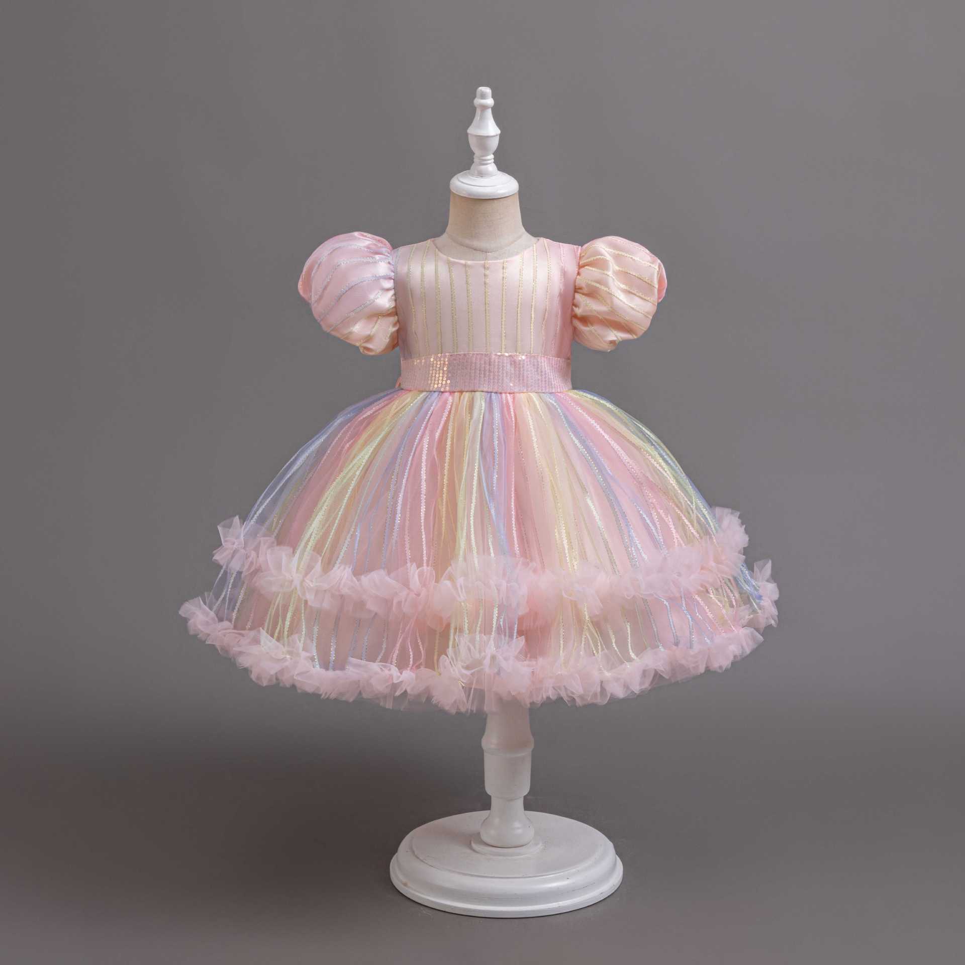 New Kids Dress Ball Gown Child - đánh giá và giá Baby Clothing For Girls