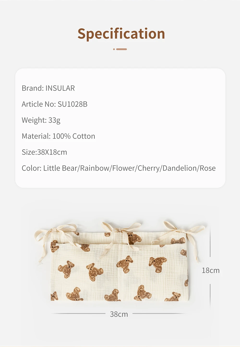 Baby Crib Organizer Cot Caddy  - đánh giá và giá Baby Clothing For Bed
