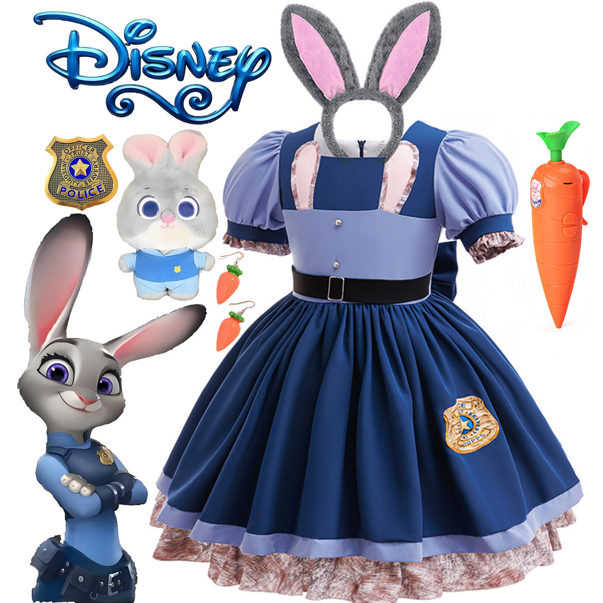 Disney Zootopia Judy Princess  - đánh giá và giá Baby Clothing Europe