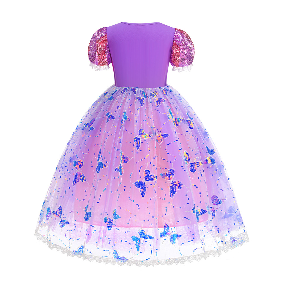 Girl Rapunzel Dress LED Light  - đánh giá và giá Baby Clothing Europe